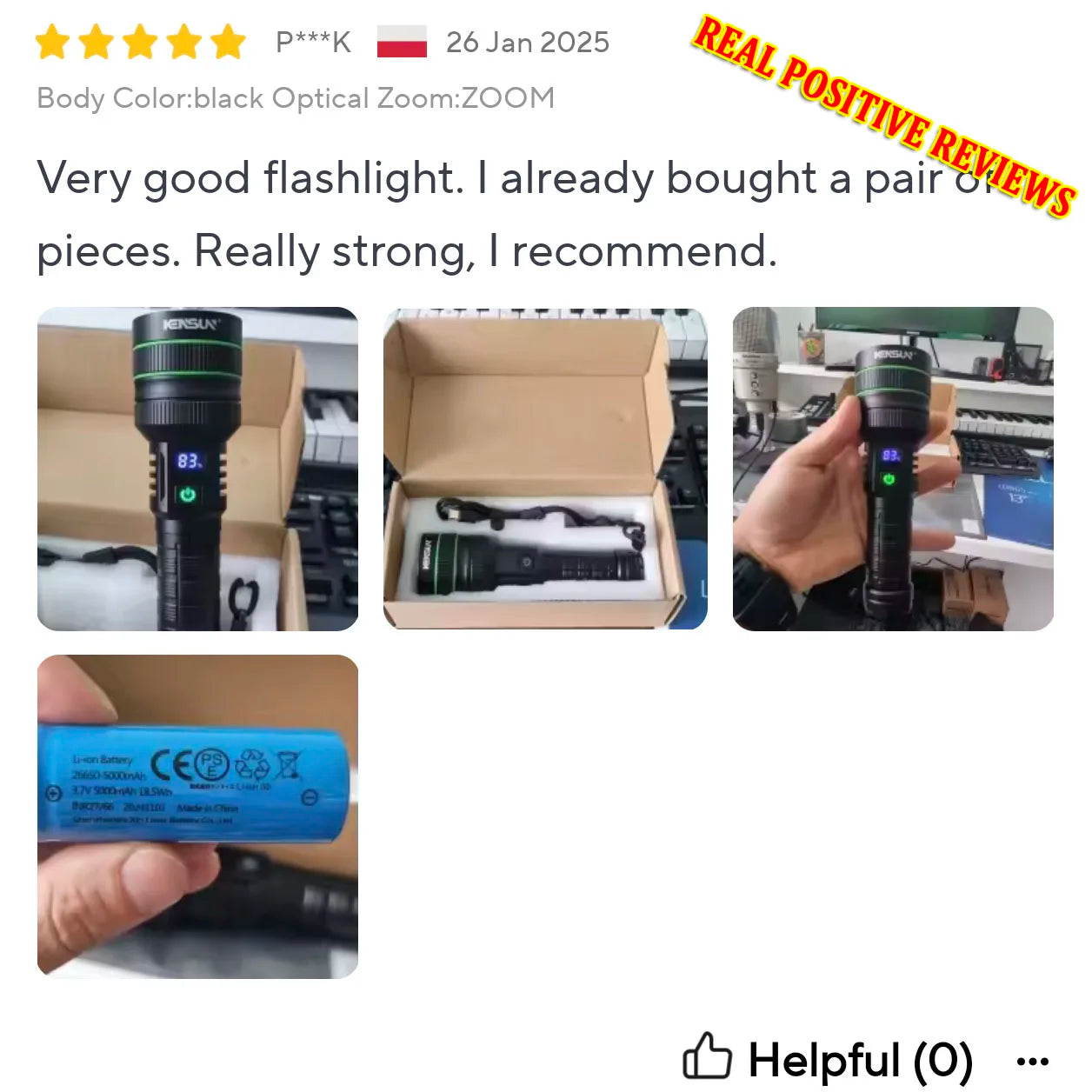 hit product long-range kilometer ultra bright flashlight, outdoor waterproof high-power strong light flashlight, rechargeable