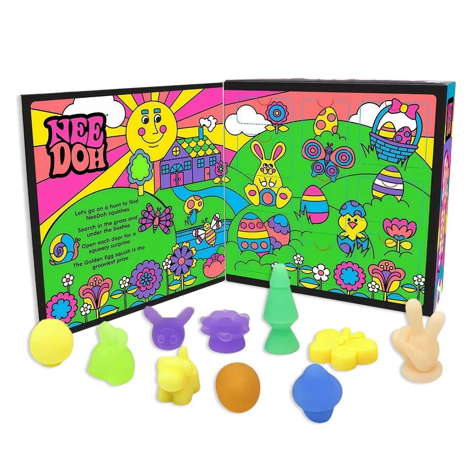 HOT Golden Egg Needoh Blind Box Fidget Toy Anti-Stress Sensory Squeeze Surprise Treasure Hunt Gift for Adults