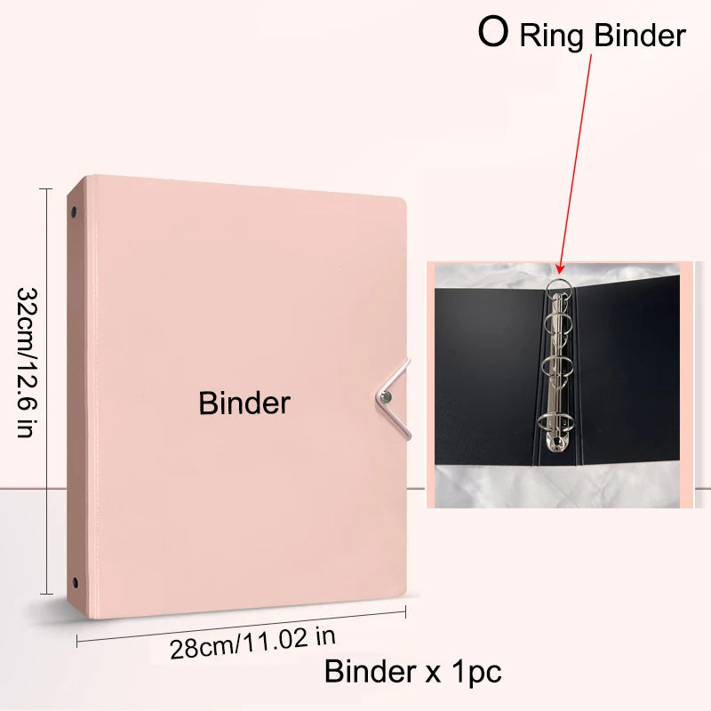 A4 Binder Photocards Holder Kpop Photo Card Page 2/3/4/9/10 Pocket Sleeves PVC Free Photo Album Refills 4x6 10x15 Pocket Sleeves