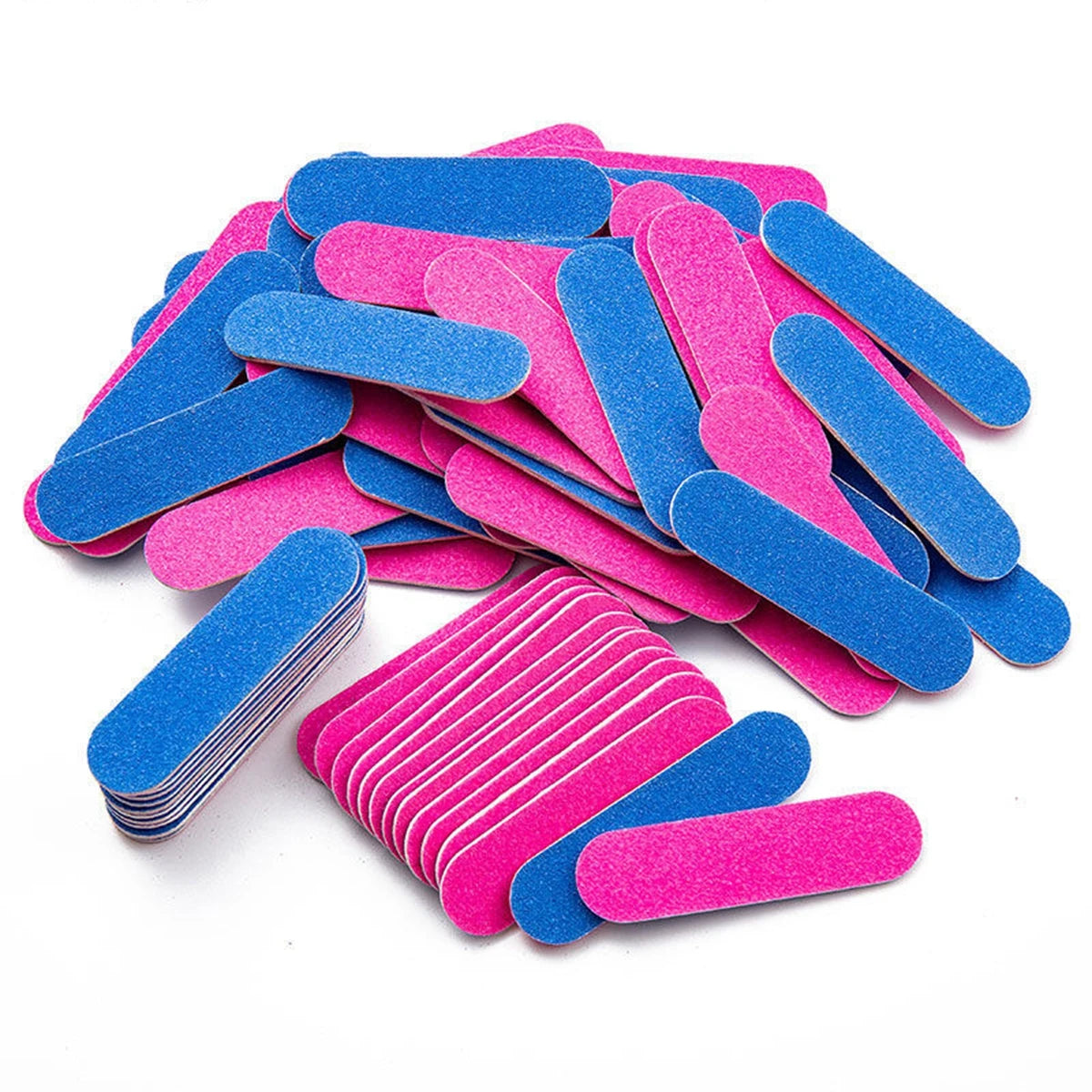 10 to 1000 pcs Disposable Mini Nail Files - Double Sided Emery Boards for Manicure and Pedicure - 180/240 Grit