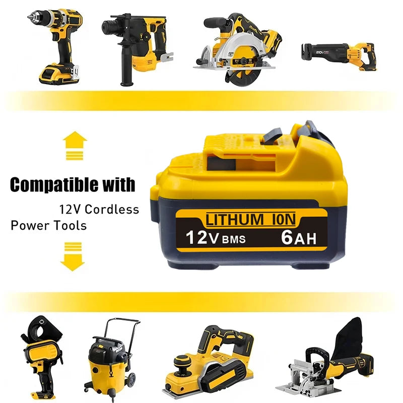 For DEWALT DW089LG 12V Laser Level battery .for Dewalt 12V battery DCB120 DCB124 DCD701F2 Power Tools/Laser Level