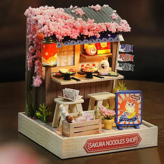 New Miniature Doll Houses DIY Small House Kit Making Room Toys Home Bedroom Decorations With Furniture Wooden Craft DollHouses