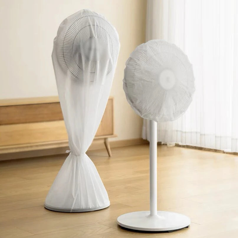 1/2Pcs Universal Fan Dust Cover Washable Household Electric Vertical Floor Fan Dustproof Covers Damp-Proof