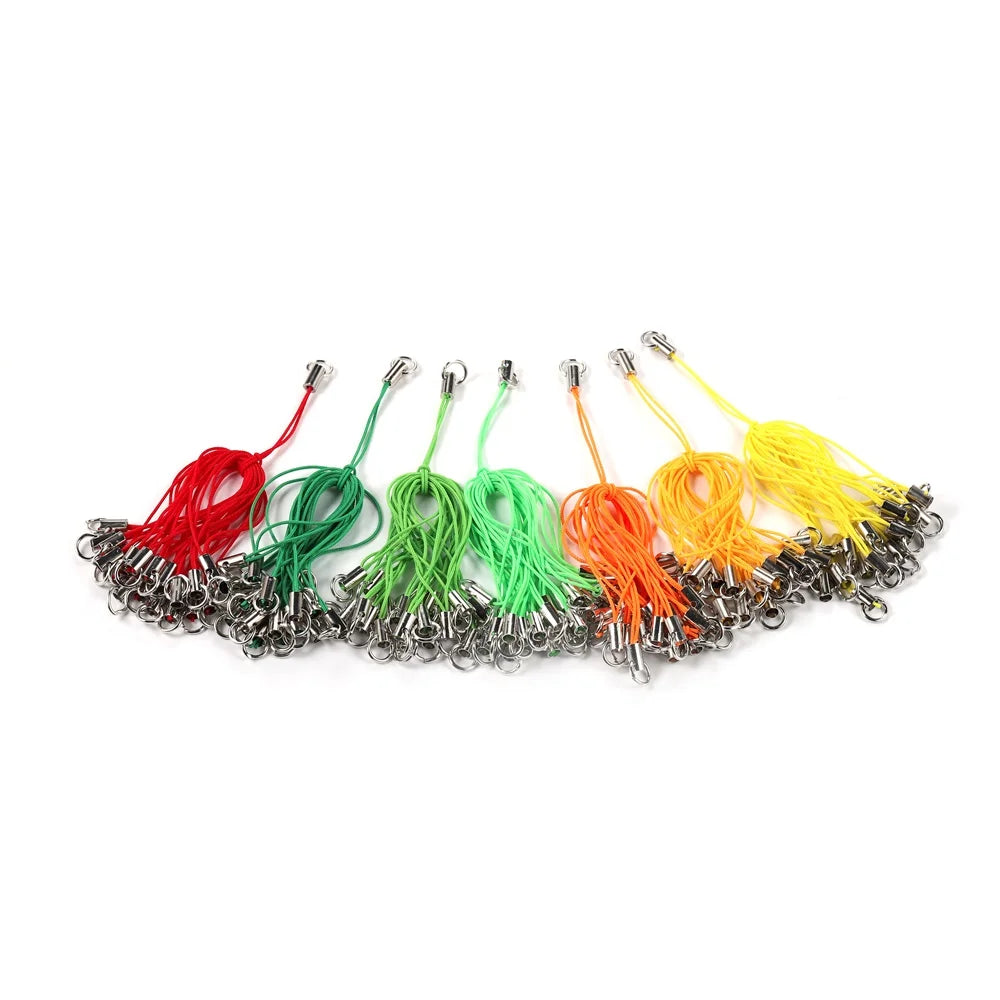 20/50/100Pcs Lanyard Lariat Strap Cords Lobster Clasp Rope Keychain Hooks Mobile Set Charms Keyring Pendant Key Ring Accessories