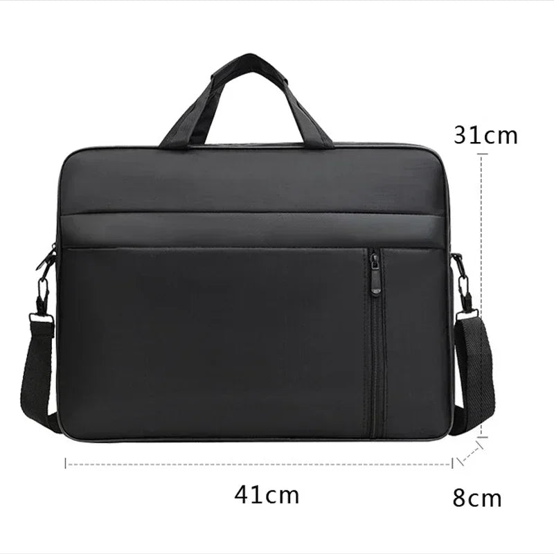 15.6 Inch Men's Handbags Laptop Bag Outdoor Business Trip Black Portable Large Capacity Computer Organizer Bags Мужская сумка 가방