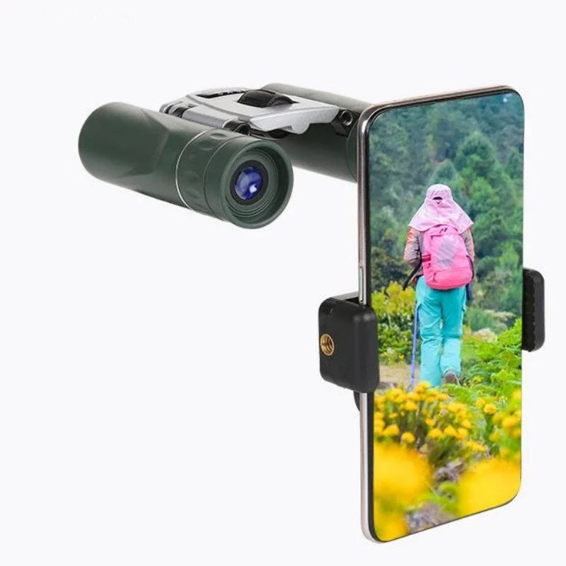 9000x25 HD Zoom Portable Powerful Binoculars Long Range BAK4 Telescope Jumelles Folding Optics for Outdoor Hunting Camping