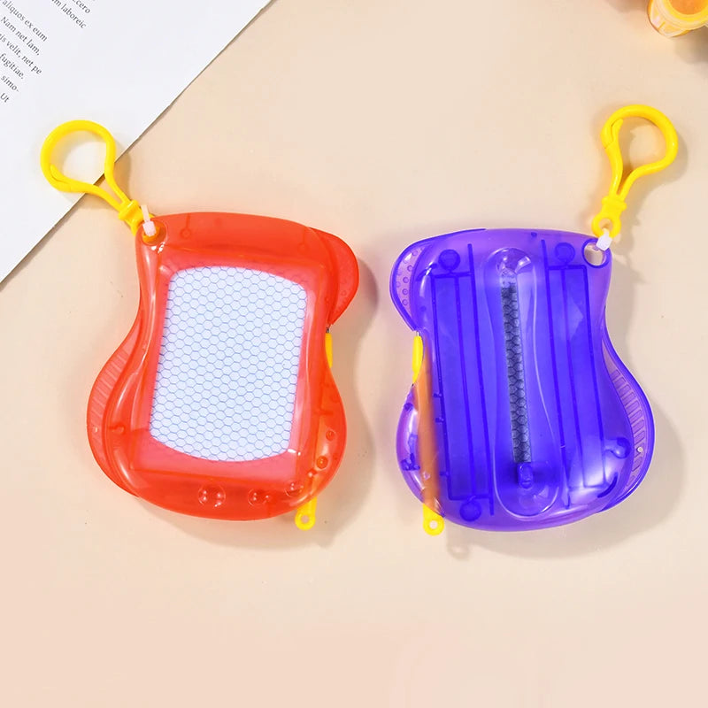 6/12PCS Magnetic Drawing Board Erasable Writing Pad Mini Keychain Kids Birthday Party Favors for guest Pinata Goodie Bag Filler