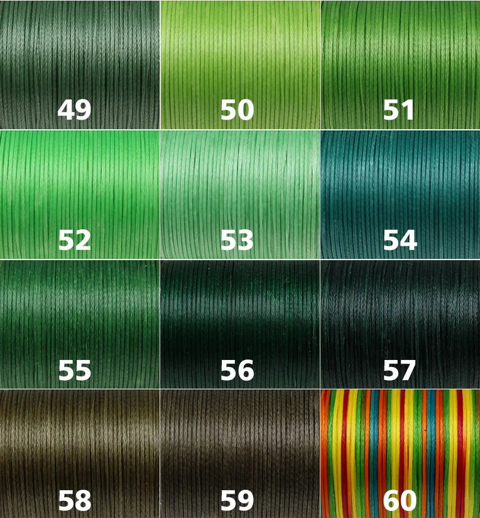 Handmade Flat Wax Thread for Leather Craft, Hand Stitching, DIY Wax Coated Strings, Repair Shoes, Sewing Tools, 0.8mm, 1.0mm