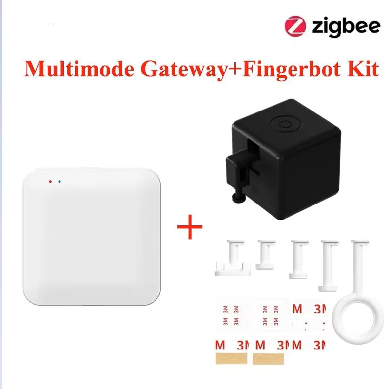 Tuya Zigbee Smart Touch Fingerbot Plus Type-C Rechargeable Robot Button Pusher Arm Switch Works With Alexa Google Home Alice