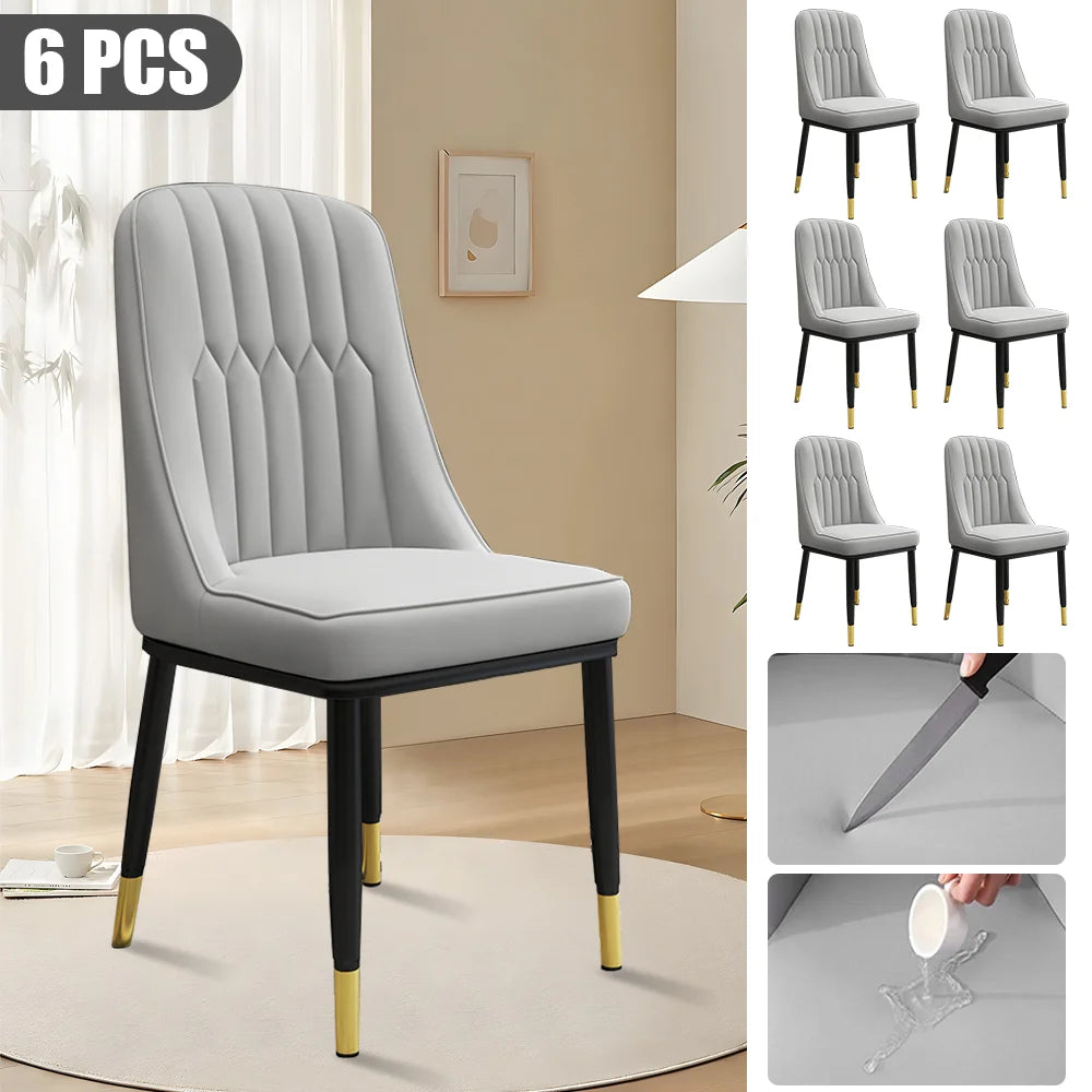 Elegant Dining Chair Set - 2/4/6 PU-Padded Chairs | Modern Design for Kitchen Restaurant Living Spaces