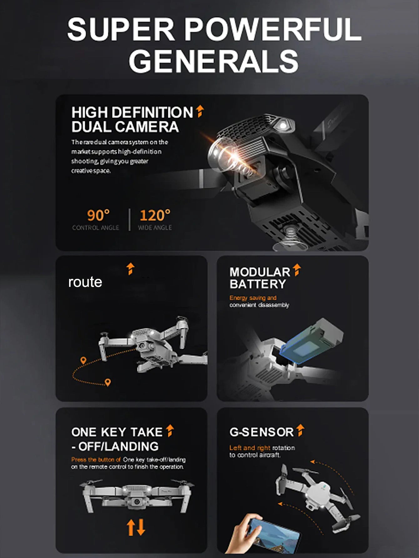 Professional Drone E88 4k wide-angle HD camera WiFi fpv height Hold Foldable RC quadrotor helicopter Camera-free children's toys