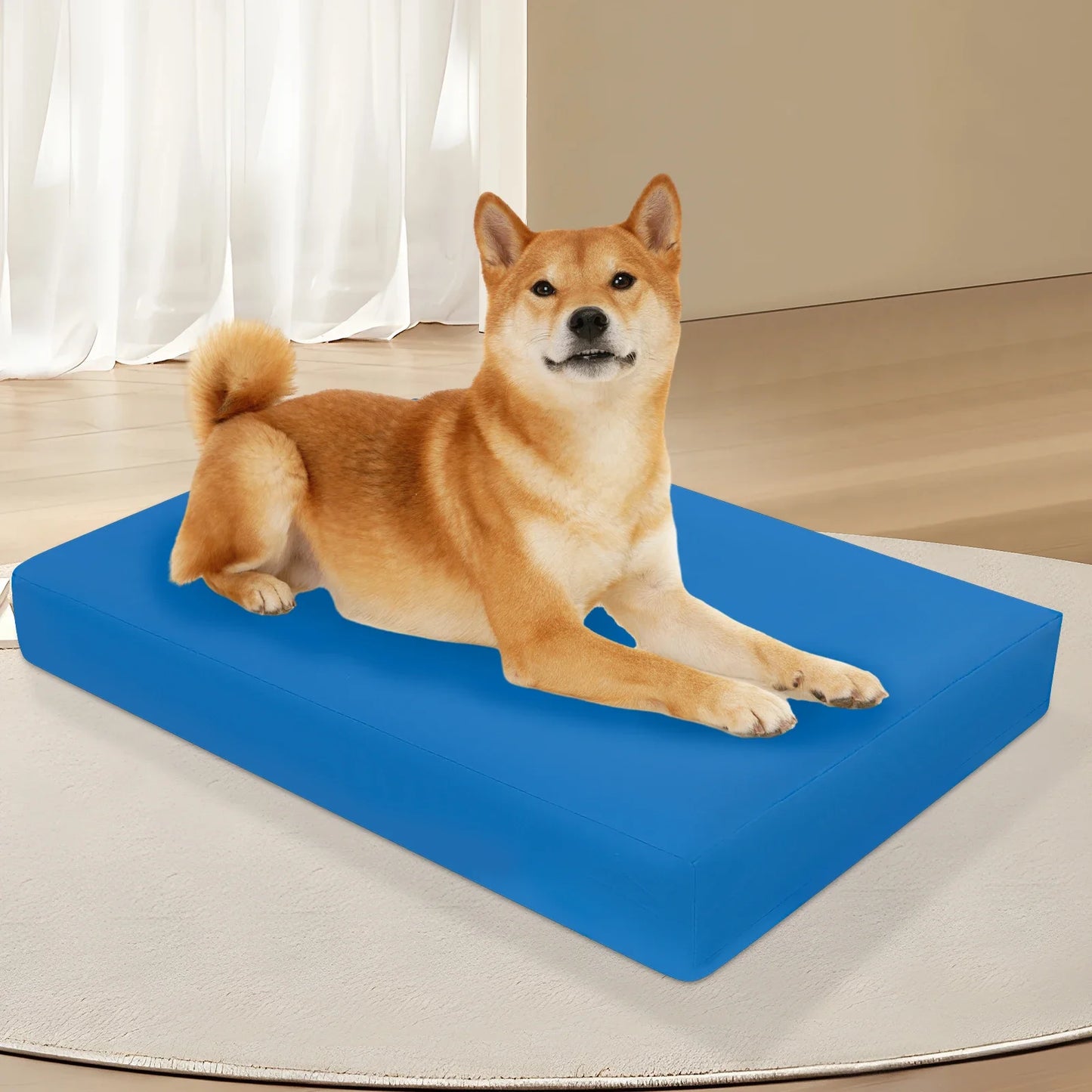 Dog Bed Cover Oxford Cloth Waterproof Dog Bed Protector Cover With Zipper Removable Dog Bed Liner Easy to Wash Pet Supplies S/M