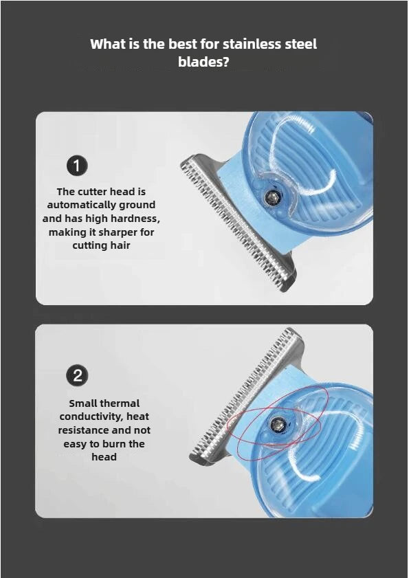 Hair Cut Machine Rechargeable Hair Clippers Transparent Professional Clippers Electric Hair Trimmers Shaver for Men Cordless