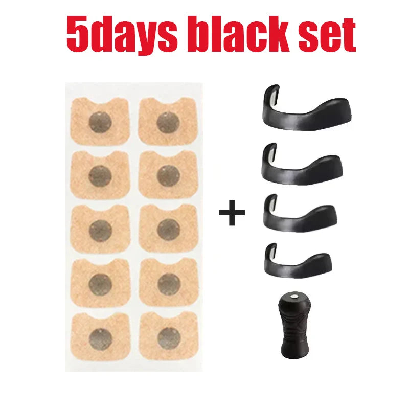 30/90/180/300Pcs Nose Breathing Patches Magnetic Suction Iron Nasal Strips Increase Air Improve Sleeping Reduce Snoring Tools