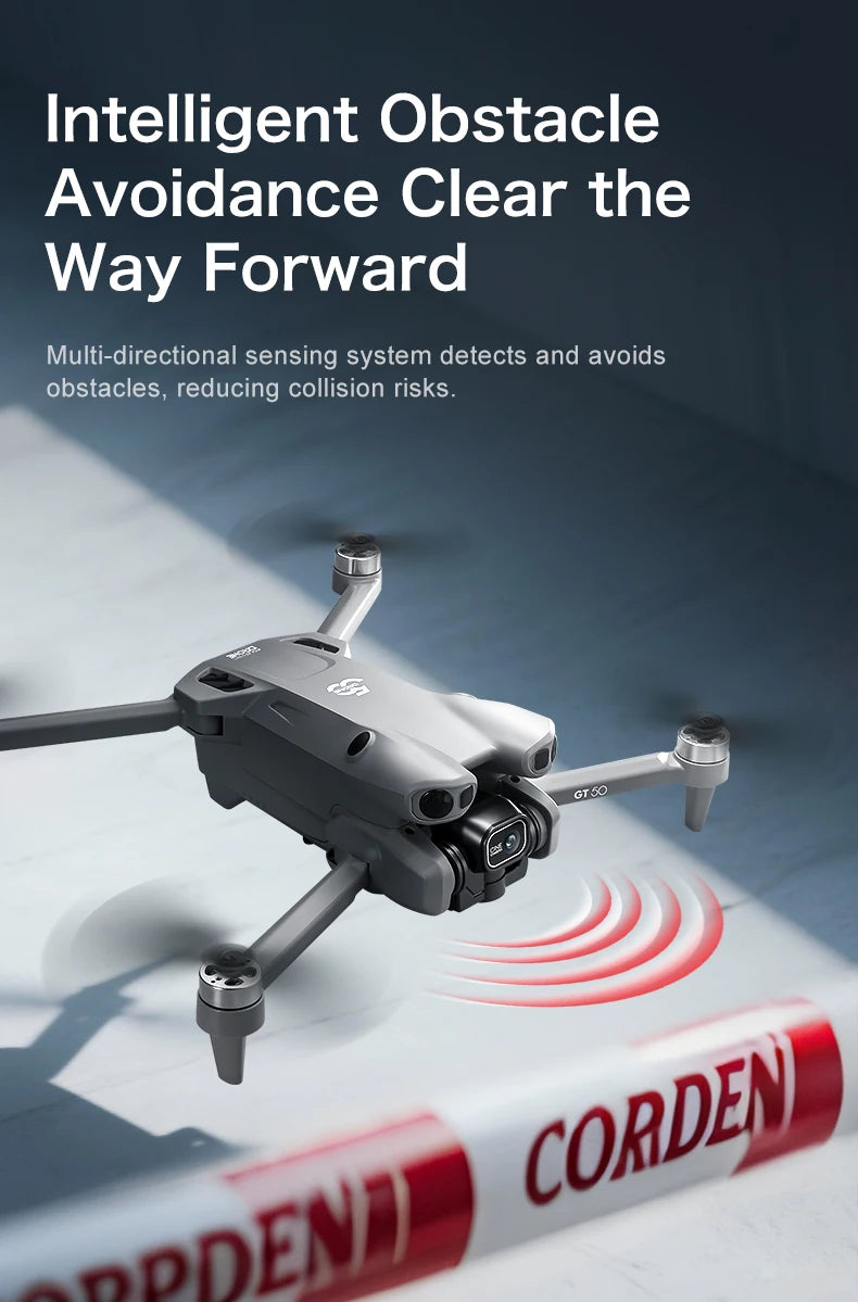 2026 NEW Original GT50 PRO RC Drone 8K HD Dual Cameras WiFi GPS 20mins Flight Aerial Photography Quadcopter Remote Control Toys