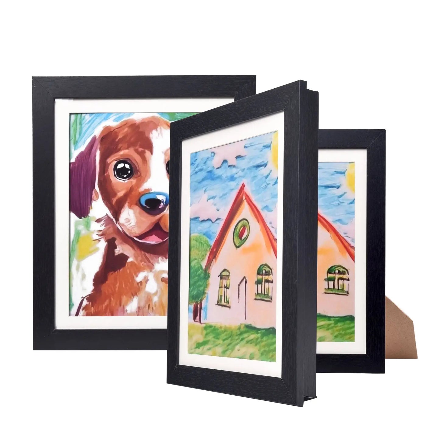 Children Art Frames Magnetic Front Open Changeable Kids Frametory for Poster Photo Drawing Paintings Pictures Display Home Decor