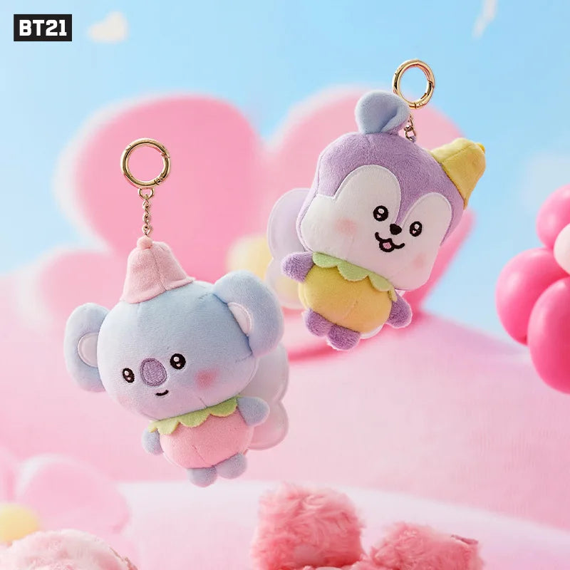 BT21 Chimmy Cooky koya Shooky Tata Creative Anime Peripheral Cartoon Keychain Personality Cute Backpack Decorative Doll Pendant