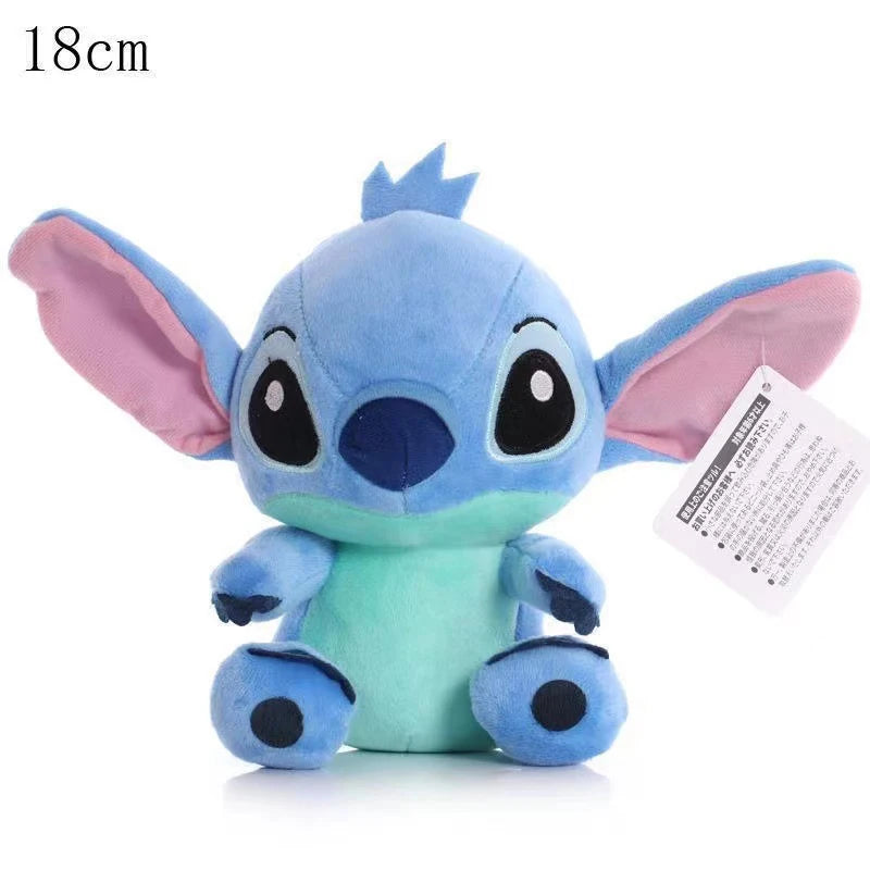 Cartoon Blue Pink Stitch Plush Dolls Anime Toys Lilo and Stitch Stich Plush Stuffed Toys Christmas Gifts for Kids
