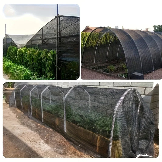 Large Black Garden Sunshade  Breathable UV Block Mesh, Sun & Heat Resistant for Greenhouse & Vegetable Garden Shade Cover, Heatr