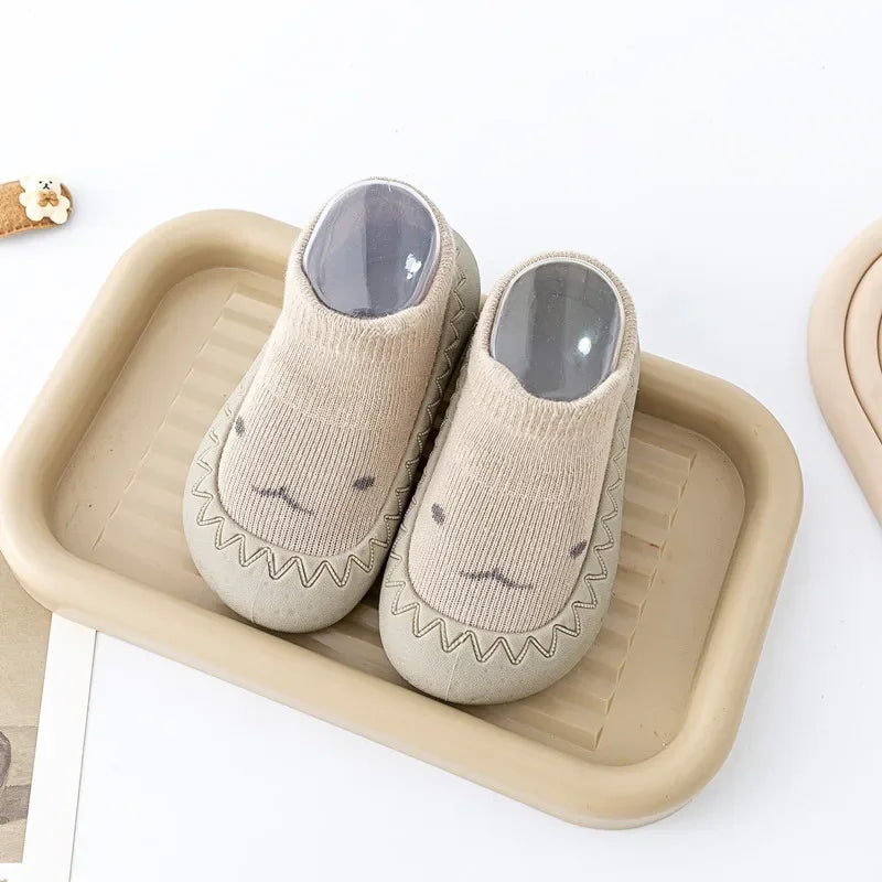 Baby Socks Shoes Infant Cute Cartoon Kids Boy Shoes Soft Rubber Sole Child Floor Sneaker BeBe Booties Toddler Girls First Walker