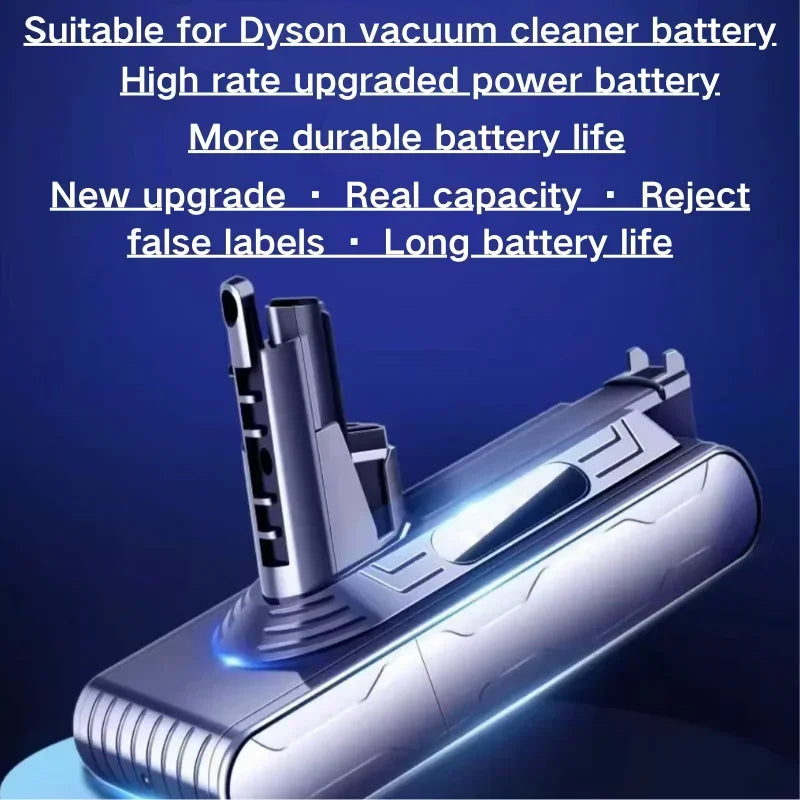 2025New for Dyson V8 21.6V 12800mAh Replacement Battery for Dyson V8 Absolute Cord-Free Vacuum Handheld Vacuum Cleaner Batte