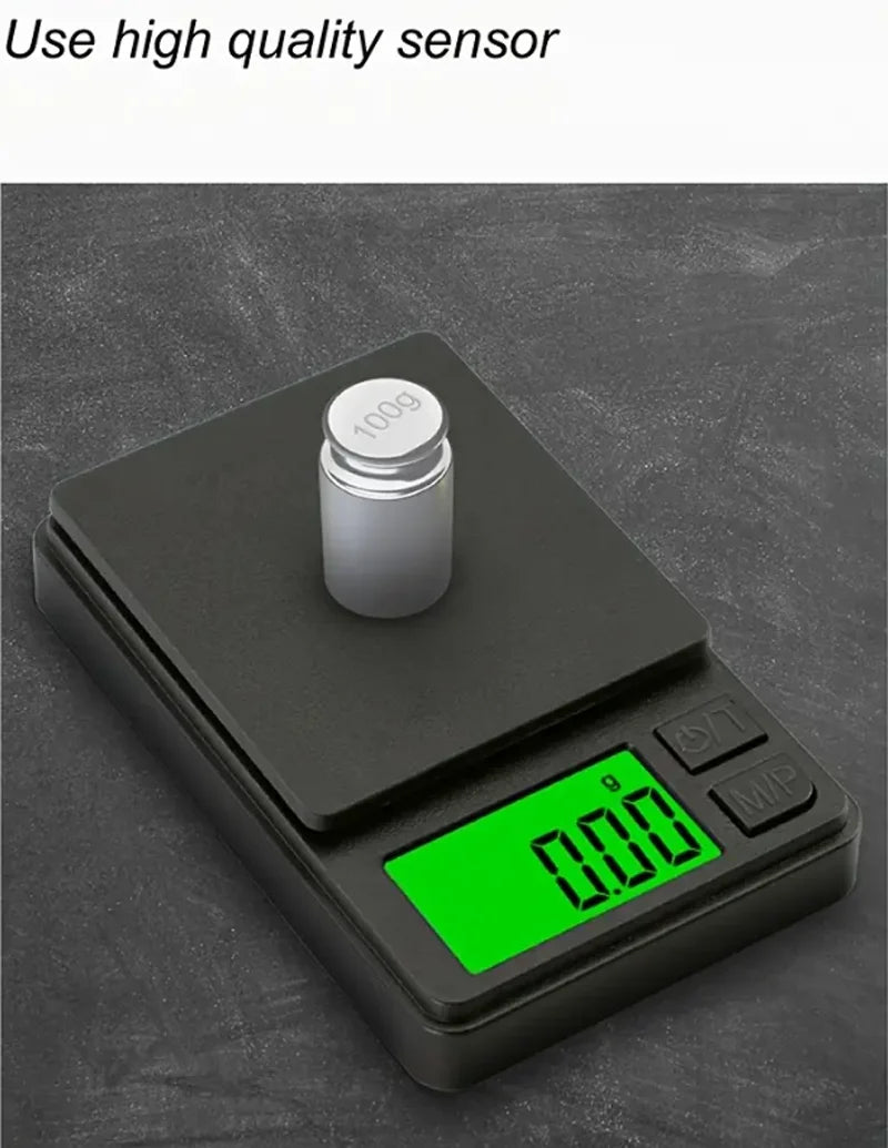 For Digital Weighing, Food and Jewelry, Kitchen Scale, High-precision Small Electronic Scale Precision Scale with Backlit LCD
