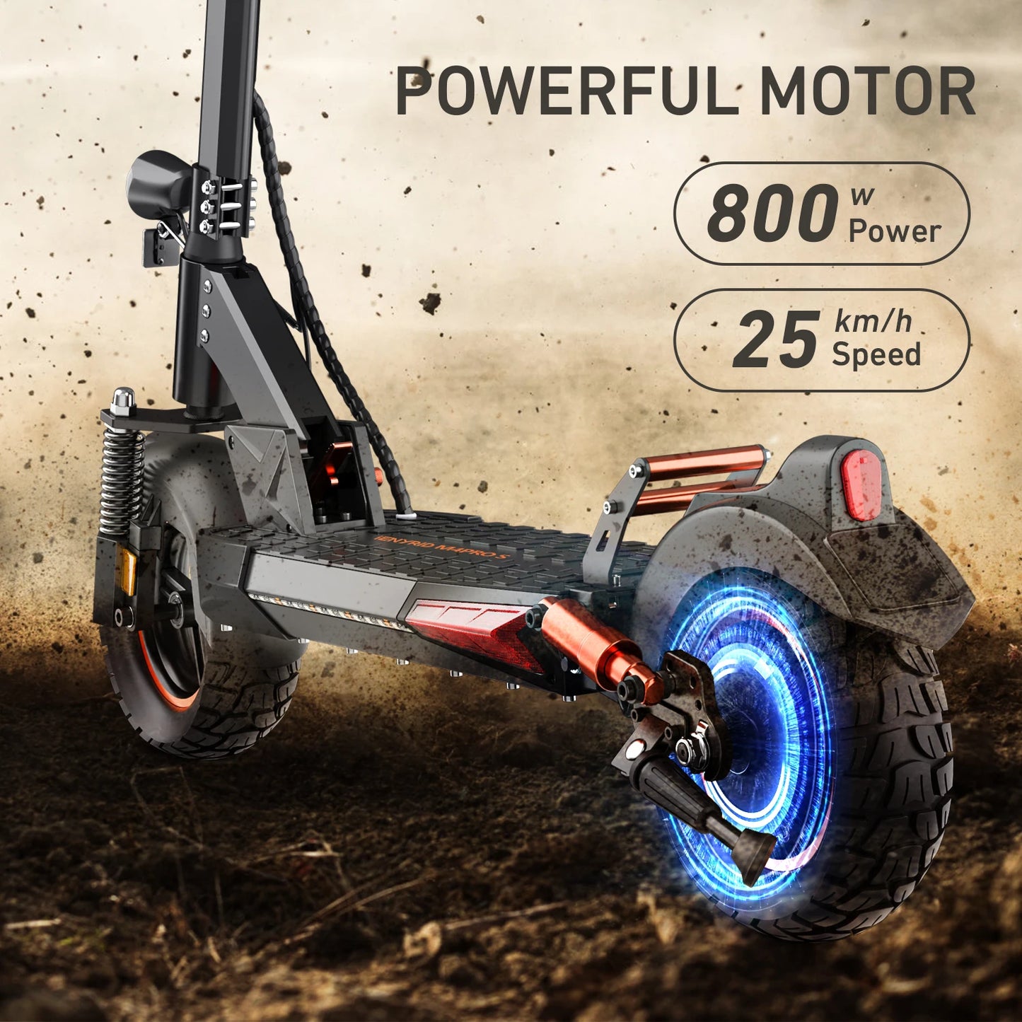 IENYRID M4 Pro S Foldable Electric Scooter 800W 48V/10AH E-Scooter 25KM Per Hour Max Range 20-30KM Adults E-Mountain Scooter