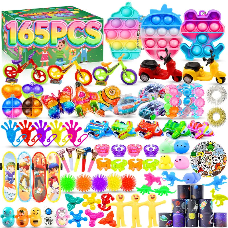 30/200/300PCS Party Favors Toy Assortment Giveaway Pinata Filler Bulk Toys for Kids Birthday Party Present Souvenir Toys Gift