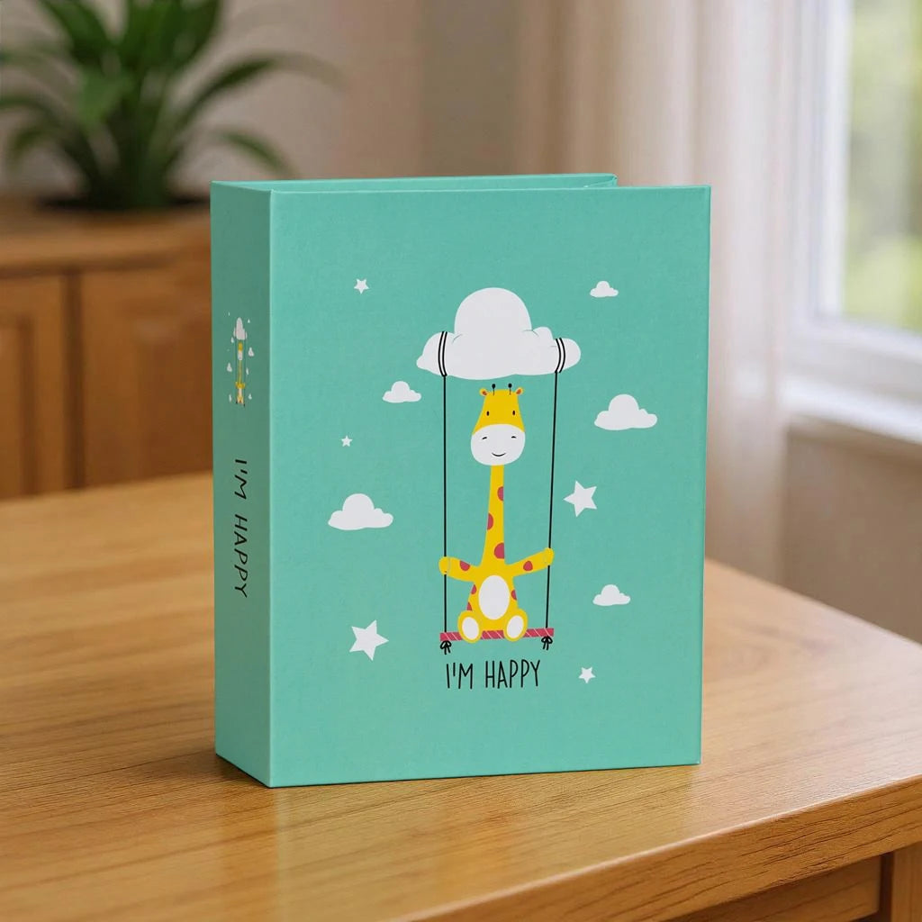 The Cartoon Cover Album Is Exquisite. It Can Hold 100 6-inch Photos And Is Suitable For Family Memory Storage And Collection