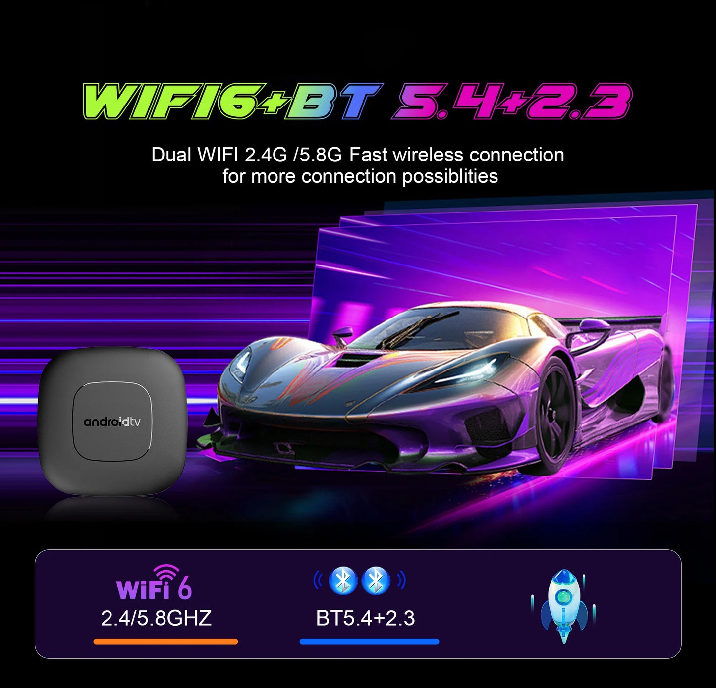 2025 mortal T1 Android16 Smart Home Theater TV Box Rockchip RK3518 Support Bluetooth5.4 Google Assistant Streaming Player WiFi 6