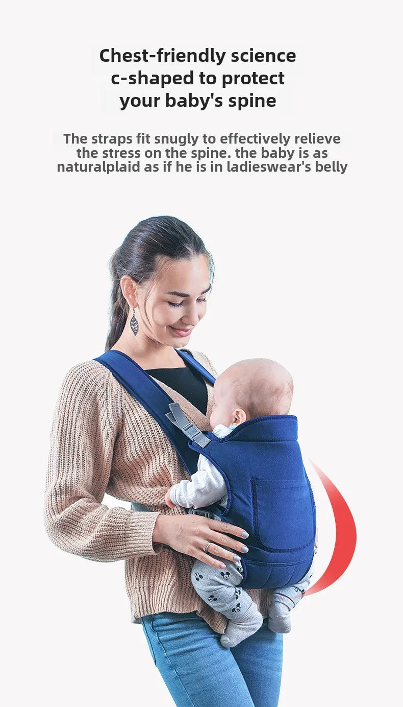 Baby Going Out Safety Carrier Sling Multifunctional Shoulder Baby Carrier Four Methods Front and Back Versatile for All Seasons