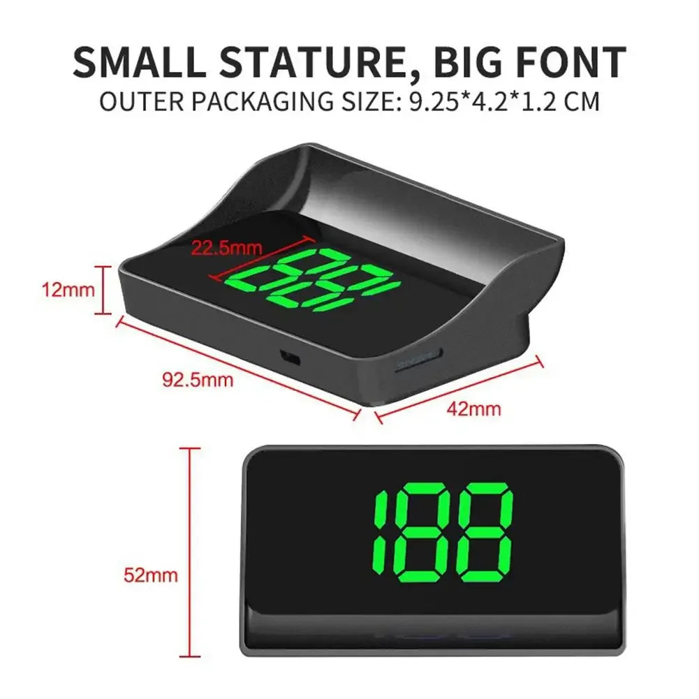 HD M2 Head Up Display GPS Digital Speedometer Universal KM/H Digital HUD Windshield Projector Auto Electronics Accessory
