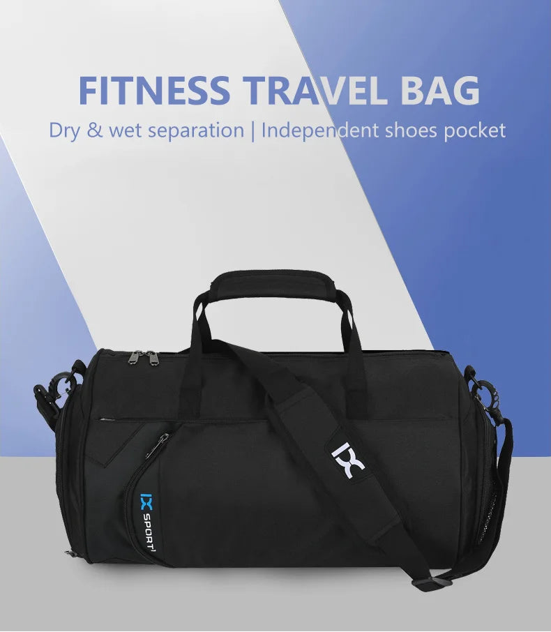 Large Gym Bag Fitness Bags Wet Dry Training Men Yoga For Shoes Travel Shoulder Handbags Multifunction Work Out Swimming Bag