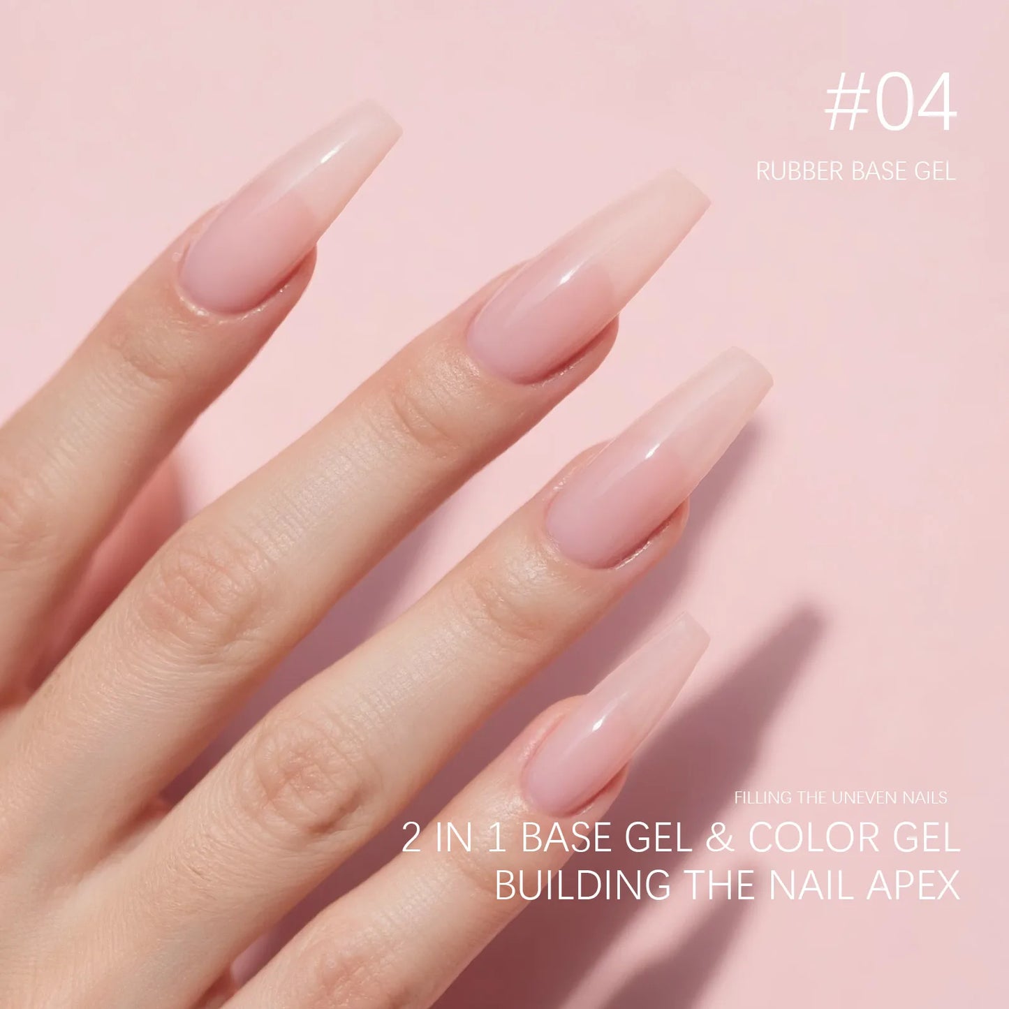 CANNI Nail Gel Polish HEMA/TPO FREE Extension UV Gel Builder Nail Gel In Bottle Semi Permanent Rubber Base Self-leveling Gel