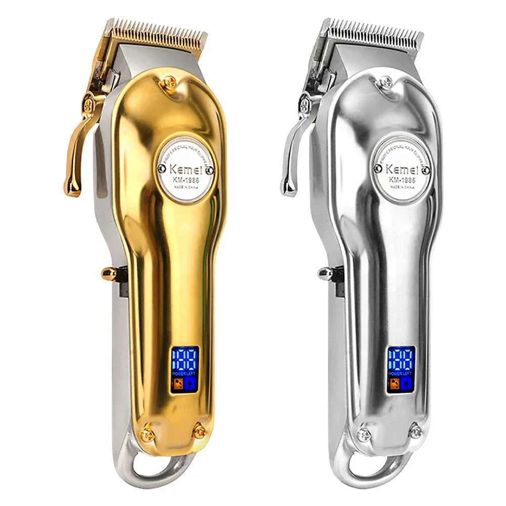 Kemei KM-1986 Or Blade Hair Trimmer For Men Trimmer Professional Hair Clipper Electric Razor Rechargeable Hair Cutting Machine