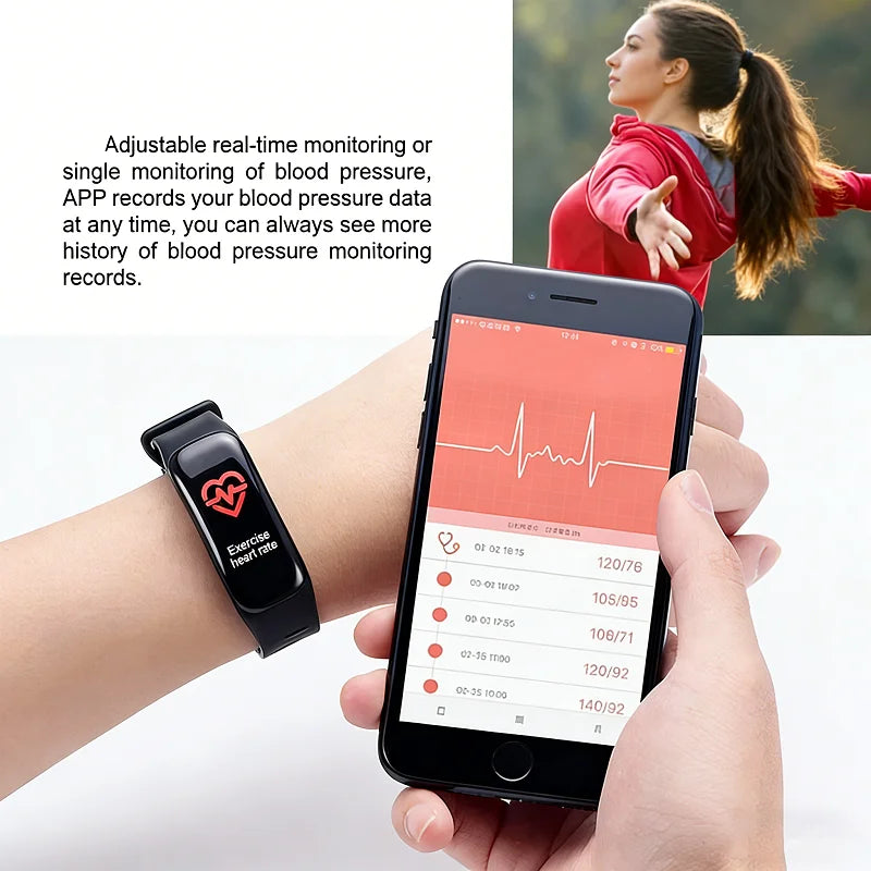 Lenovo C1 Plus Smart Watch Bluetooth Step Counting Sports Bracelet Fitness Tracker Heart Rate Blood Pressure Sleep Men Women