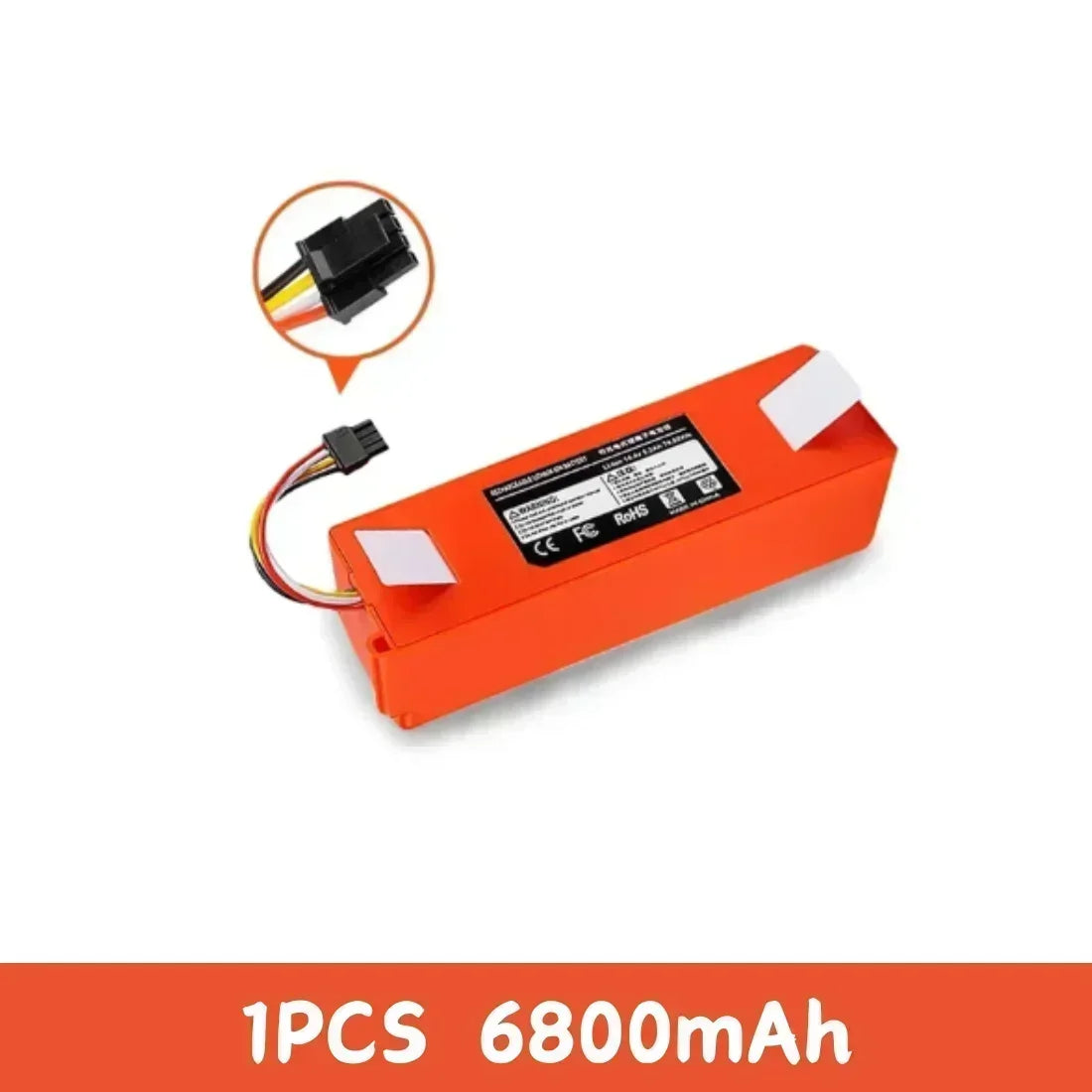 100% Original BRR-2P4S-5200S Robotic Vacuum Cleaner Replacement Battery For Xiaomi Roborock S55 S60 S65 S50 S51 S5 MAX S6 Parts