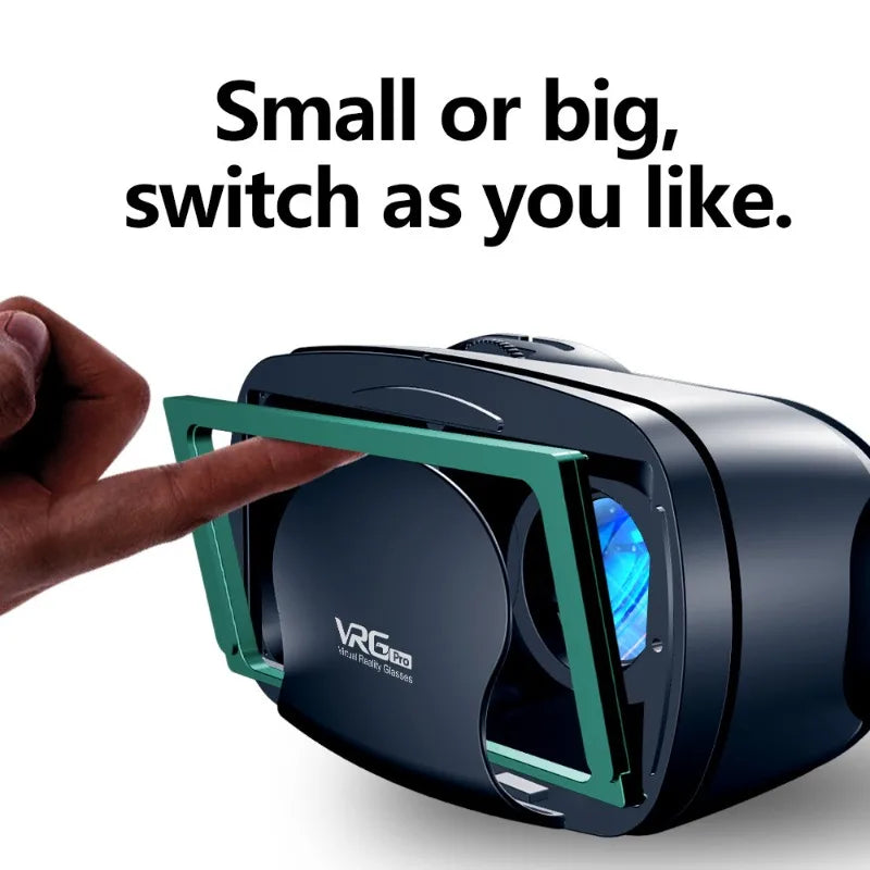 VR Glasses Virtual Reality 3D VR Glasses Google Cardboard Headset for Use with Smartphone Android Virtual Glasses with Gamepad