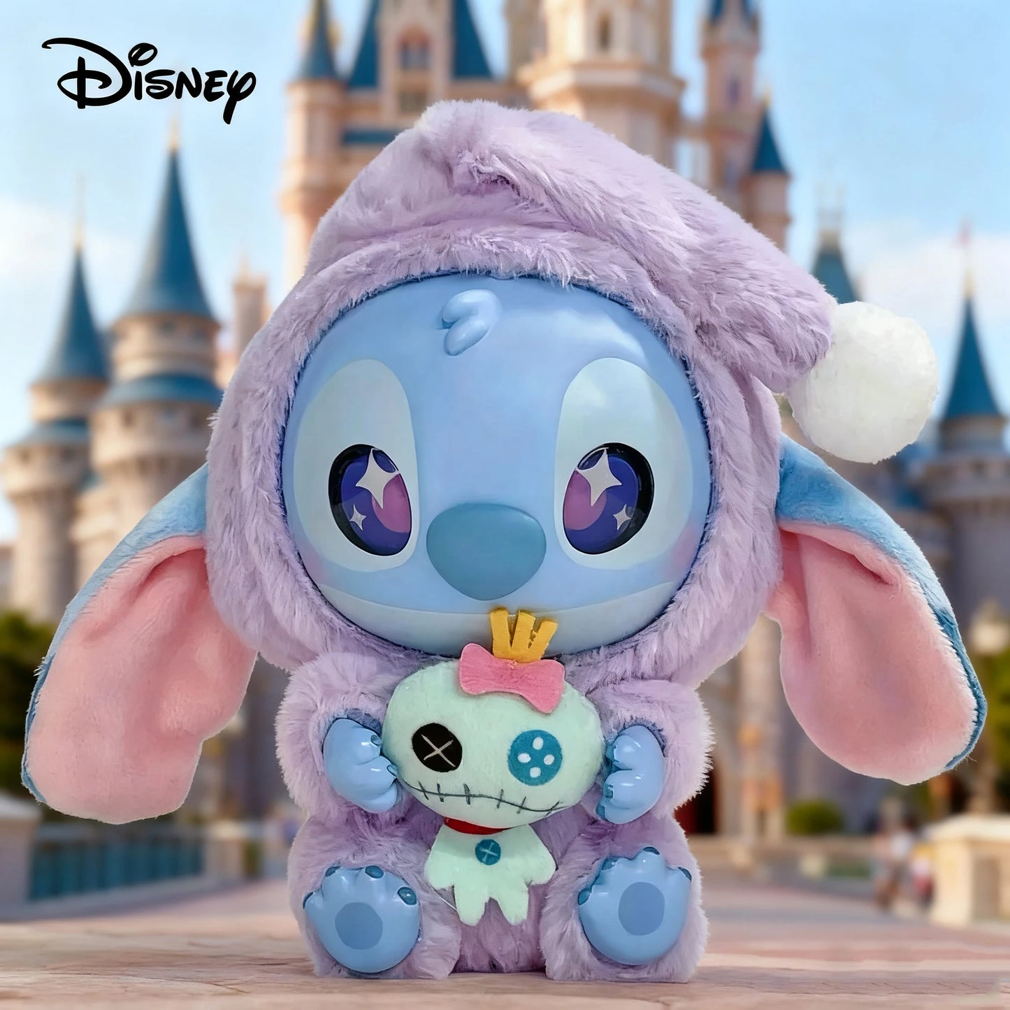 New Disney Stitch Eat Sleep Series Vinyl  Pendant Cute Doll Mystery Box Toy Plush Doll Holiday Gift