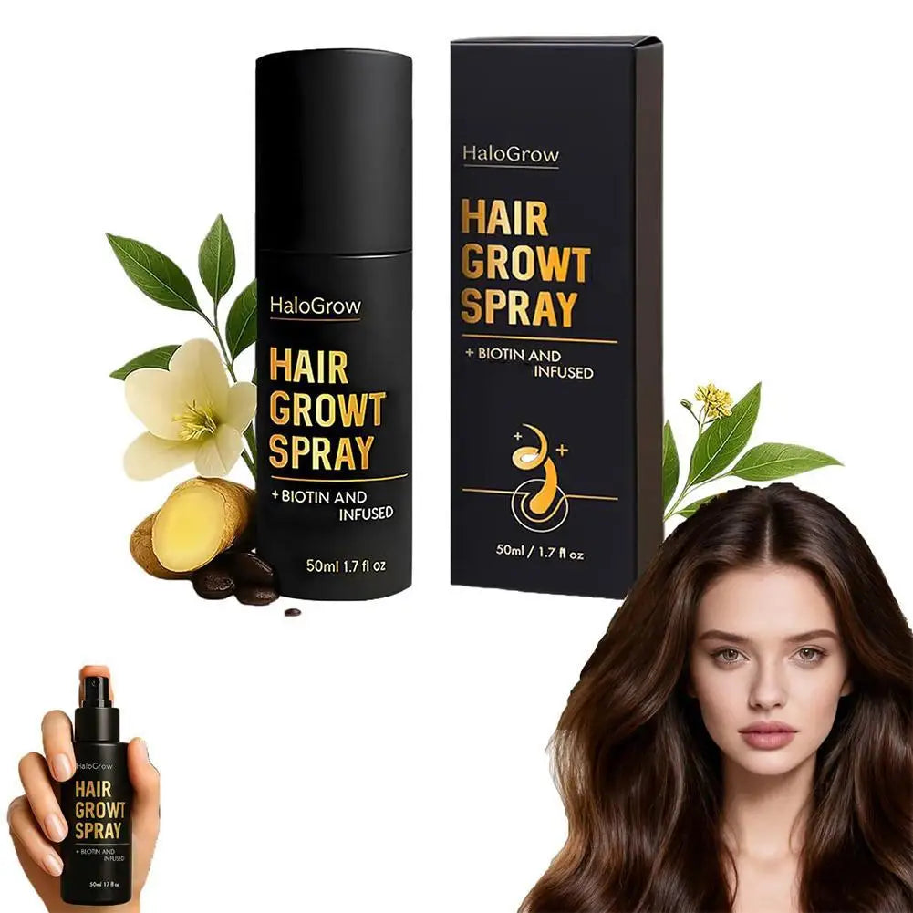 50ml Hair Growth Spray Promotes Hair Follicle Health Melanin Production Hair Thickening Treatment For Men Women Hair Care