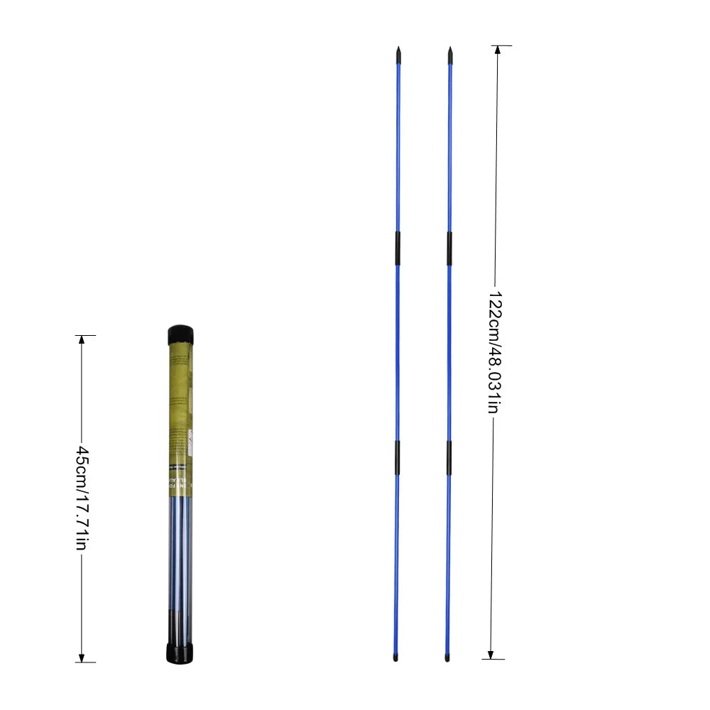 2 Pack Golf Alignment Stick  Golf Alignment Sticks Collapsible Golf Practice Rods Swing Trainer Tools Golf Swing Training Tool