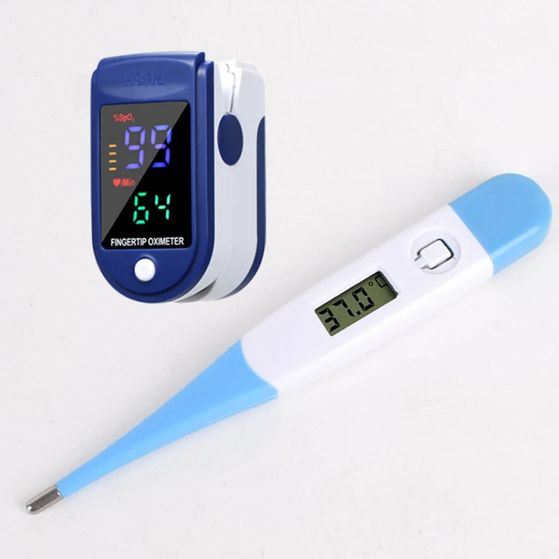 Household Thermometer Baby Adult Medical Ear Thermometer Digital Thermometer Fever Thermometer Pulse Oximeter Finger Medical