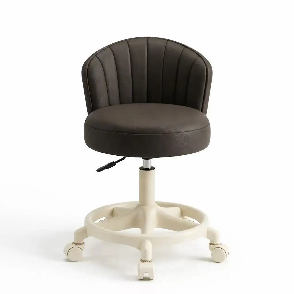 Ins Style Desk Chair Swivel Rolling Chair With Footrest Adjustable Height Home Computer Task Chair For Bedroom Make Up