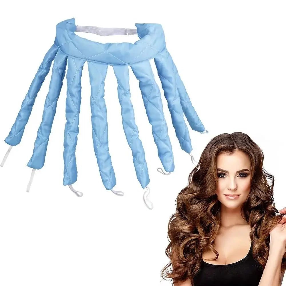 New Heatless Lazy Hair Curler Octopus Soft Wave Curling Stick DIY Curls Silk Ribbon Lazy Hair Styling Tools