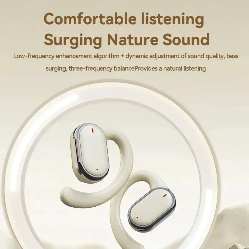 X93 Wireless Ear Hanging Headset, Noise Reduction Hanging Earphones, Waterproof Ear Earphones  Work Running Walking