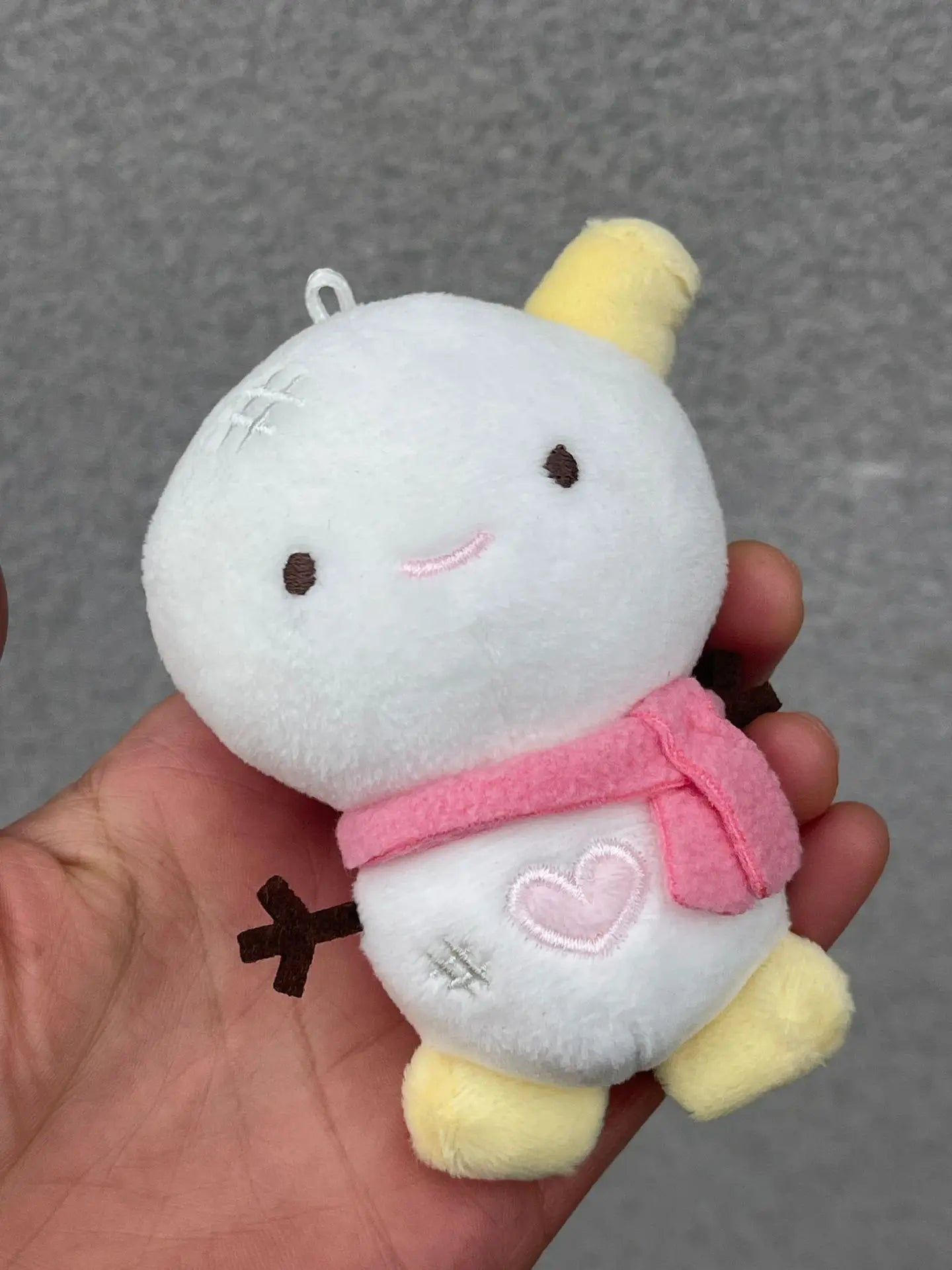 10cm Kpop DRAMA KARINA Same Plush Ning Winter Cartoon Cute White Snow Man Soft Animals Dolls Keychains Key Rings Bag Pendants