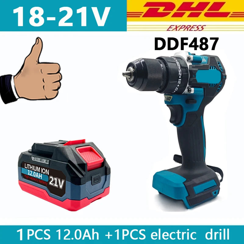 18V 21V 6.0 9.0 12.0Ah Rechargeable Lithium Battery For Makita 18v Power Tools Cordless Wrench Saw Drill Grinder Screwdriver .