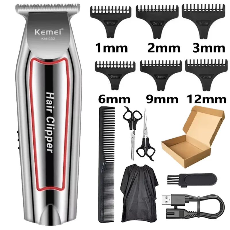Kemei Hair Clipper Kit Men's Electric Shaver Hair Trimmer Machine Professional Hair Cutting Machine Km-2299 Km-032 Km-2024