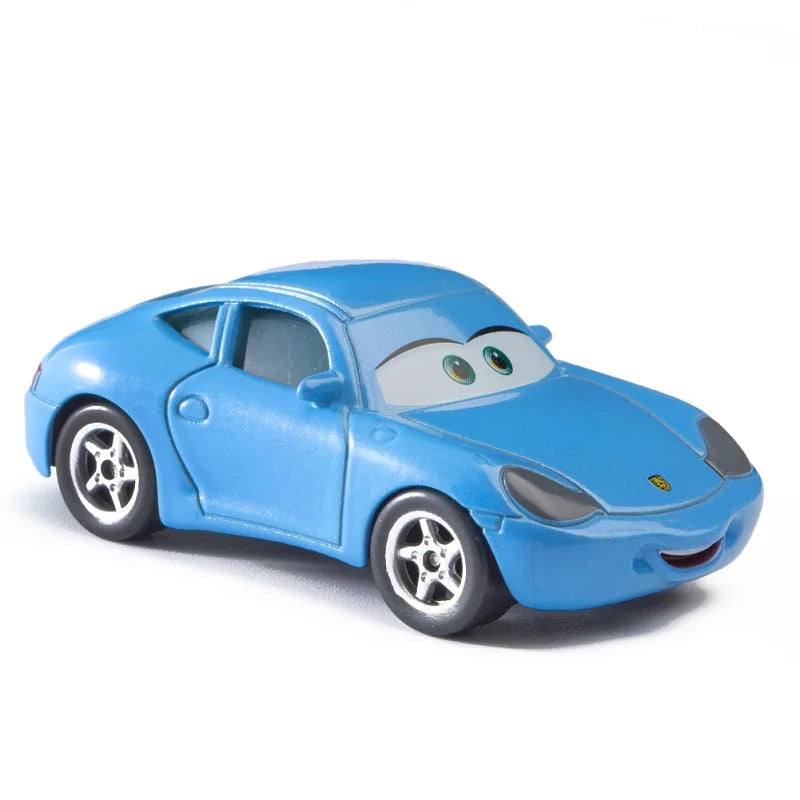 Cars toy Pixar Cars Toy Lightning McQueen Jackson Storm Mater Sally Sheriff 1:55 Diecast Model Car Toy Children Birthday Gift