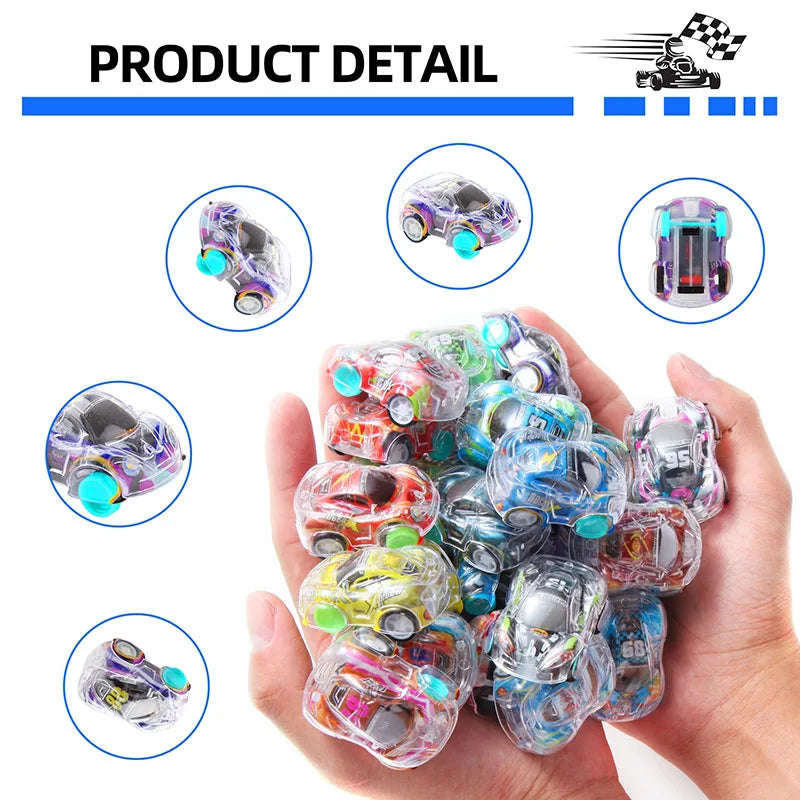 12/24Pcs Mini Pull Back Cars Racing Toys for Kids Birthday Party Favors Classroom Prizes Goodie Bag Fillers Pinata Gifts